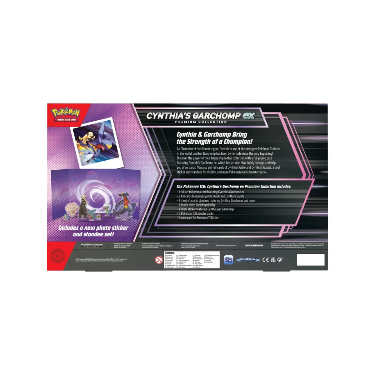 Pokémon TCG: Cynthia's Garchomp ex Premium Collection