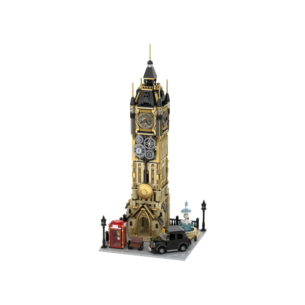 Steampunk Clock Tower Park Construction Set