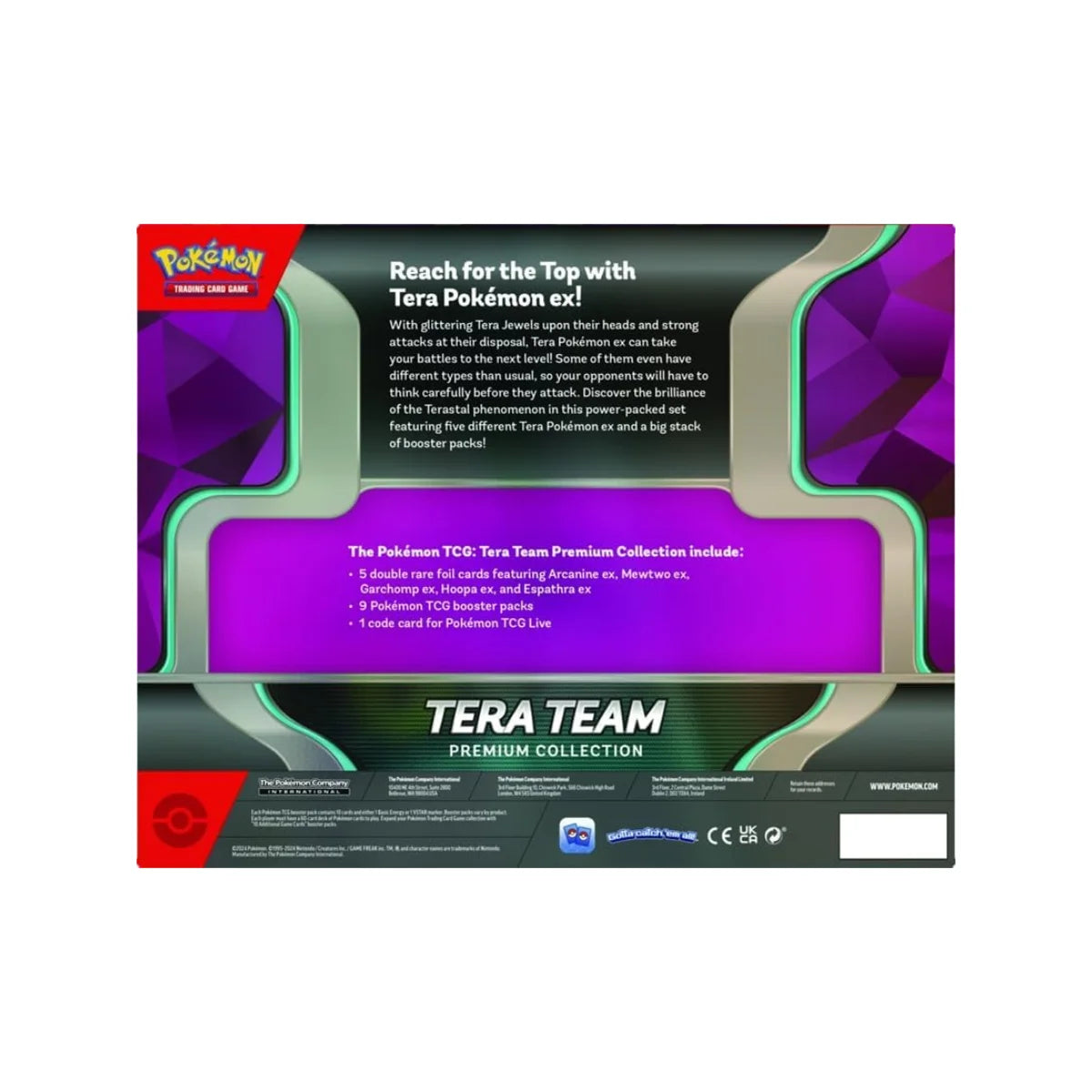 Pokémon TCG: Tera Team Premium Collection (9 Boosters)