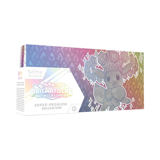 Pokémon TCG: Karmesin & Purpur 08.5 Prismatische Entwicklungen Super Premium Kollektion (German)